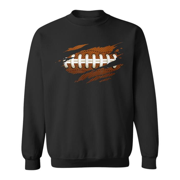 Football Lover Football Ripped s Sweatshirt