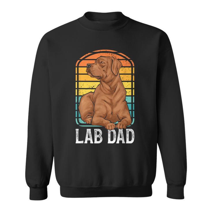 Foxred Lab Dad Fox Red Labrador Retriever Sweatshirt