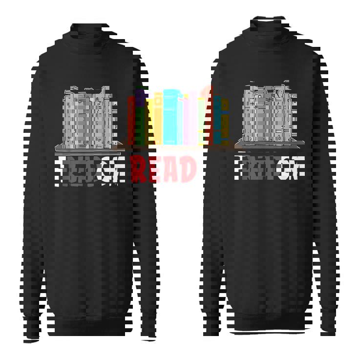 Freadom Freedom Pour Les Amateurs De Livres Sweater e