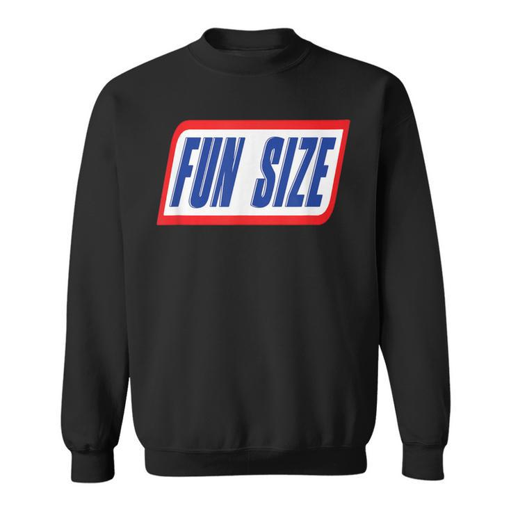 Fun Size Candy Bar Style Label Sweatshirt