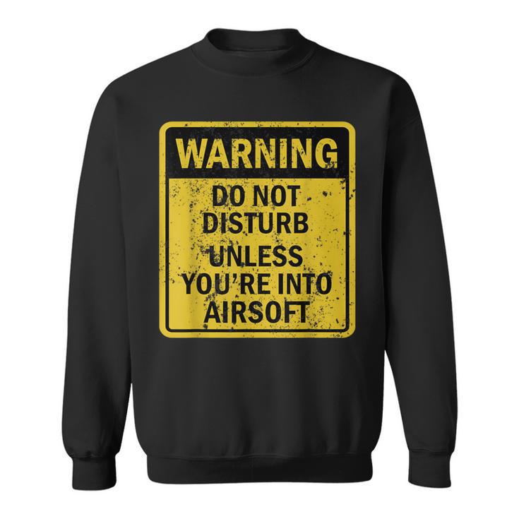 Airsoft Sports Themed Birthday Party Sweatshirt