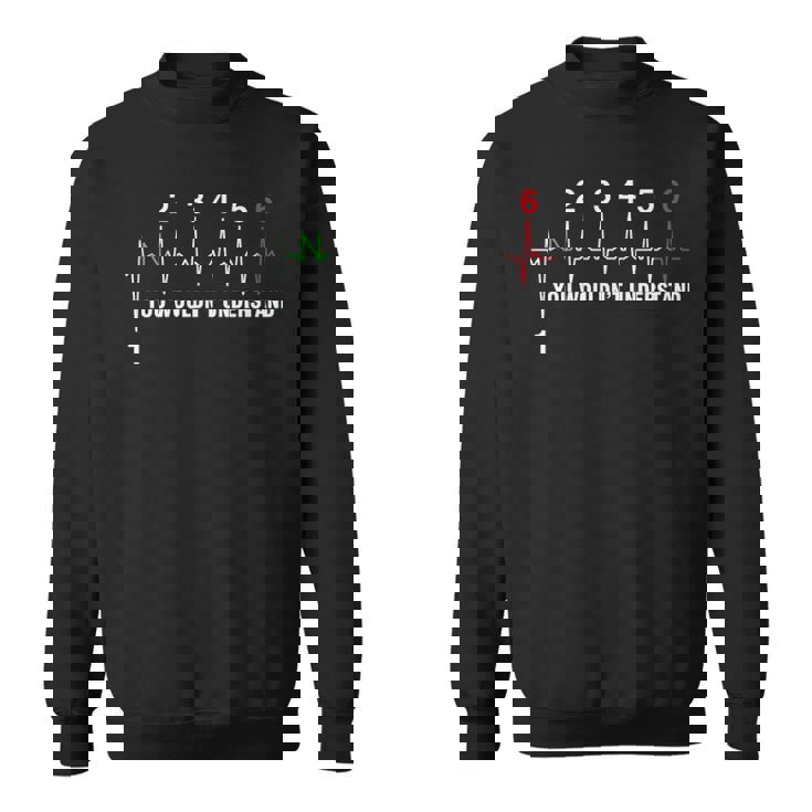 Biker Heart Beat 6 Sweatshirt