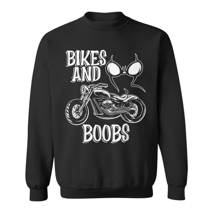 Bikes And Boobs Chopper Rider Boob Lover Chopper Sweatshirt