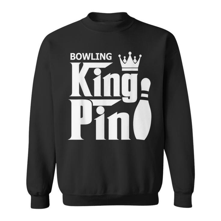 Bowling King Pin Bowling League Team Sweatshirt