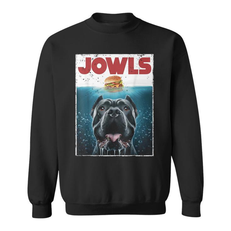 Cane Corso Jowls Top Drool Burger Dog Mom Dog Dad Sweatshirt