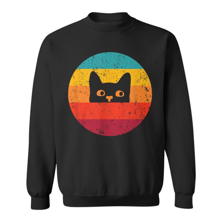 Cat Retro Vintage Sweatshirt