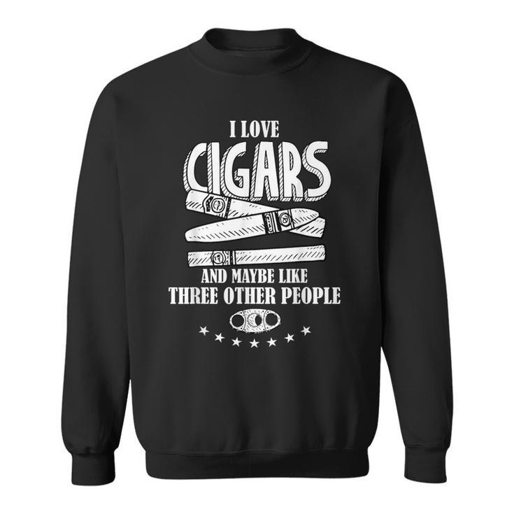 Cigar Accessories Set Cigar Lover Party Smokers Sweatshirt