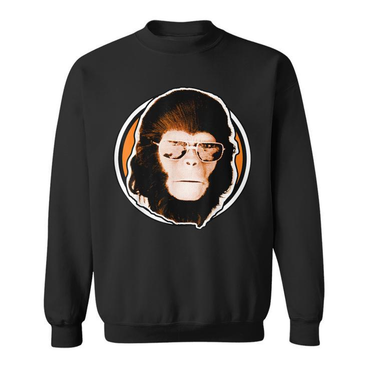Cornelius In Shades Apes Nerd Geek Vintage Graphic Sweatshirt