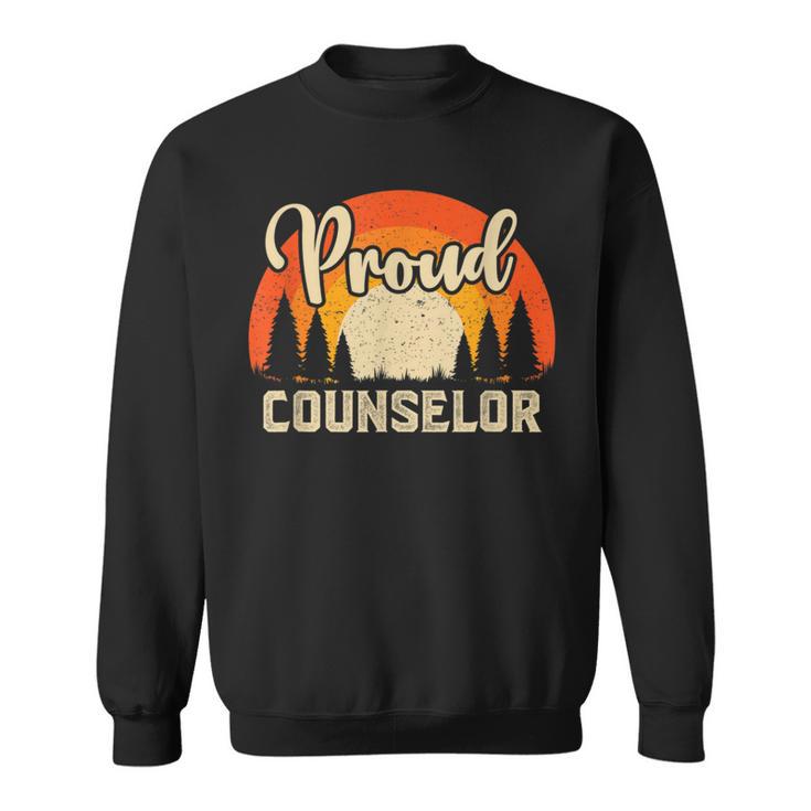 Counselor Superhero Vintage For Dad Sweatshirt