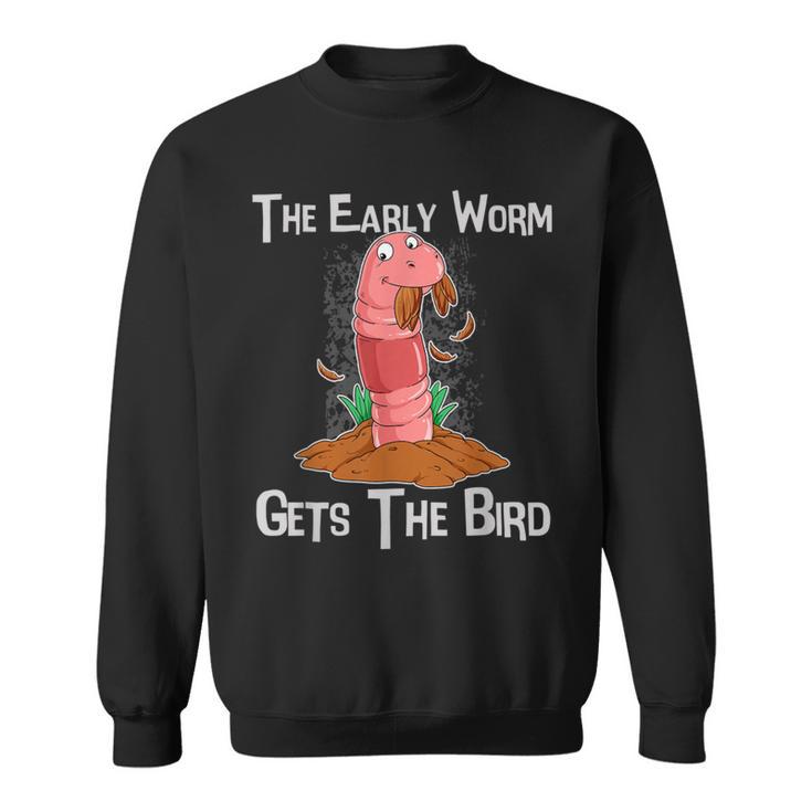 Der Frühe Wurm Catches Denogel Early Riser Sweatshirt