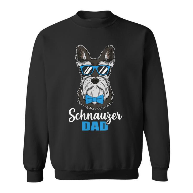 Dog Dad Dwarf Schnauzer Dog Long-Sleeved Sweatshirt