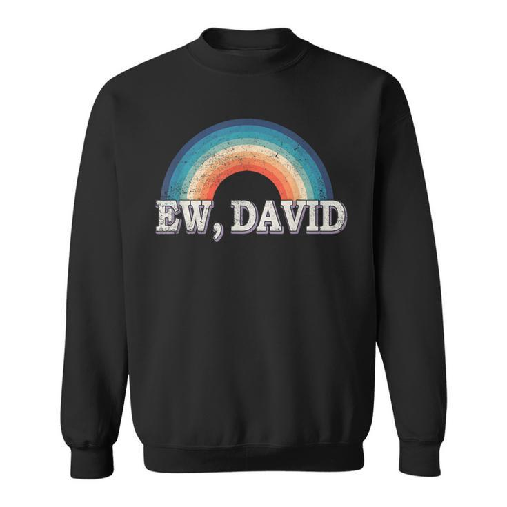 Ew David Vintage Retro Distressed Sweatshirt