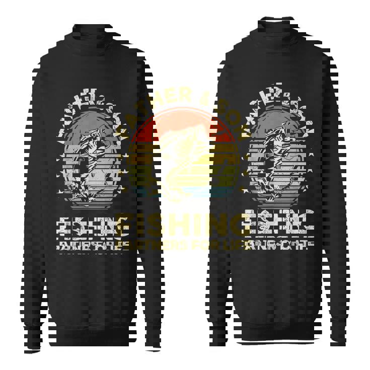 Fishing- Father & Son Matching Bass Fish Dad Boys Sweatshirt