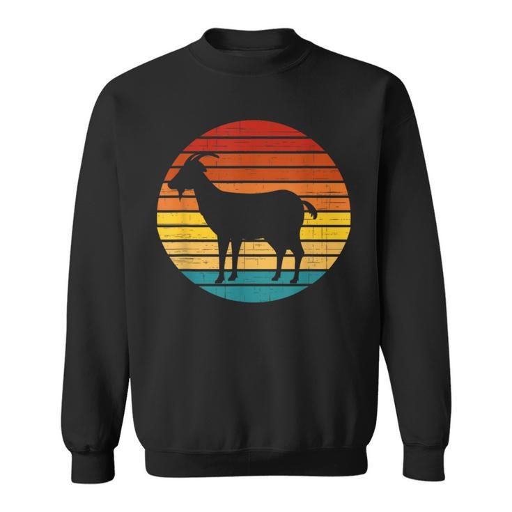 Goat Lover Retro Vintage Animal Goats Lovers Sweatshirt