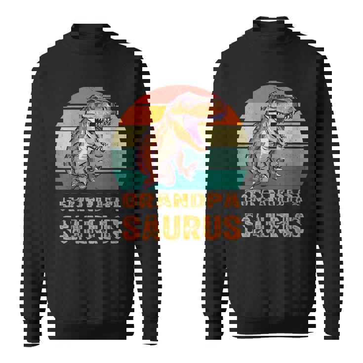 Grandpa Dinosaur T-Rex Grandpasaurus Father's Days Dad Sweatshirt