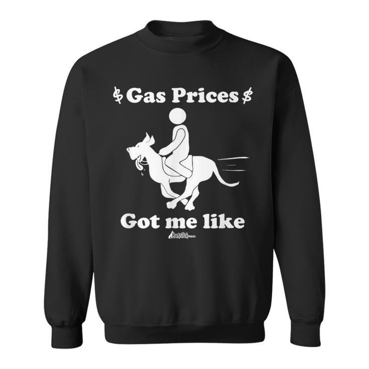 Great Dane Gas Prices Top Great Dane  Dog Sweatshirt