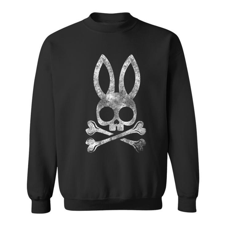 Jolly Roger Bunny Skull Crossbones Egg Hunt Easter Day Sweatshirt