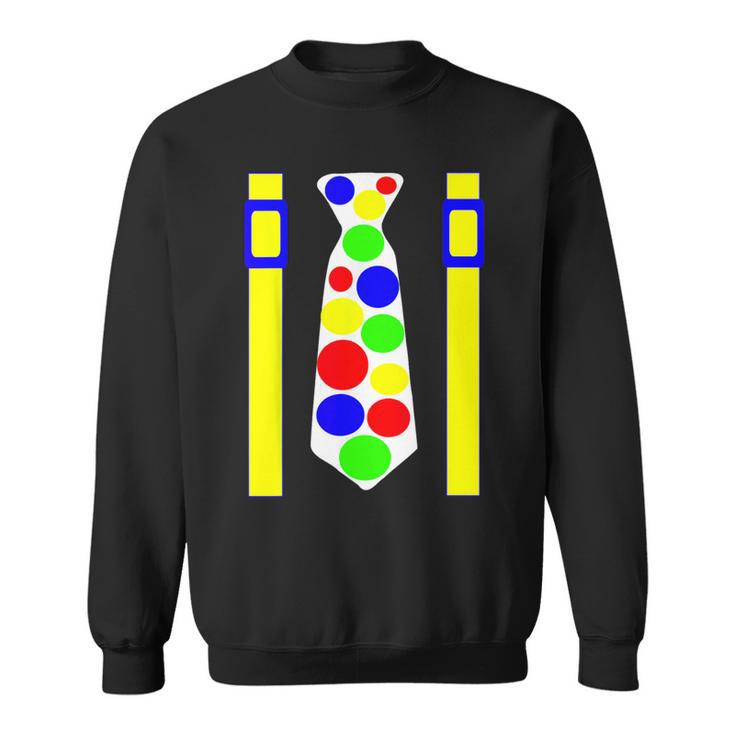 Jumbo Tie Party Clown Birthday & Parade Sweatshirt