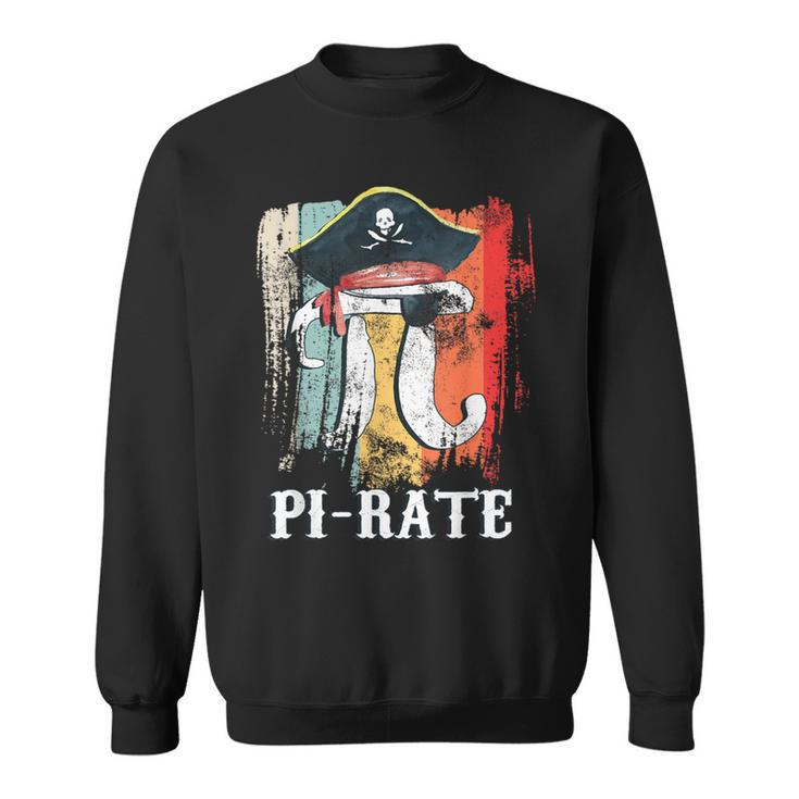Pi-Rate Happy Pi Day Math Geek Pirate Lover Sweatshirt