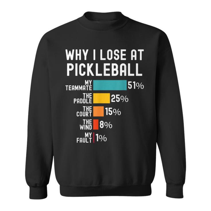 Pickleball Quote Professional Pickleball For Women Sweatshirt
