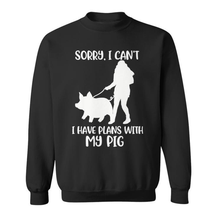 Pig Cute Pigs Girls Pet Owner Pig Sweatshirt