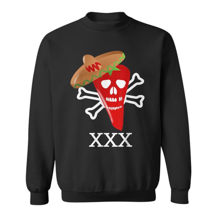 Red Hot Chili Ghost Pepper Food Humor Sweatshirt