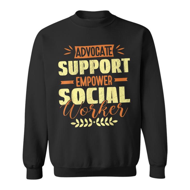 School Social Worker & Mental Health Awareness Month Sweatshirt