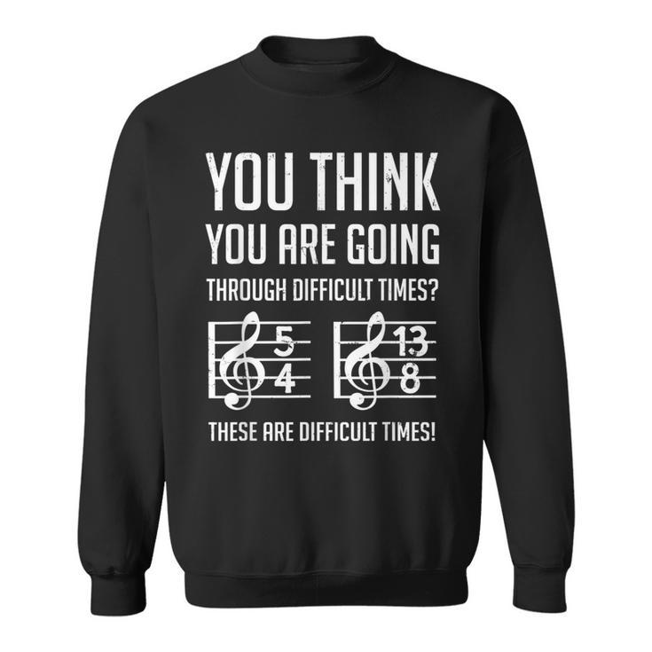 These Are Difficult Times For Musicians Sweatshirt