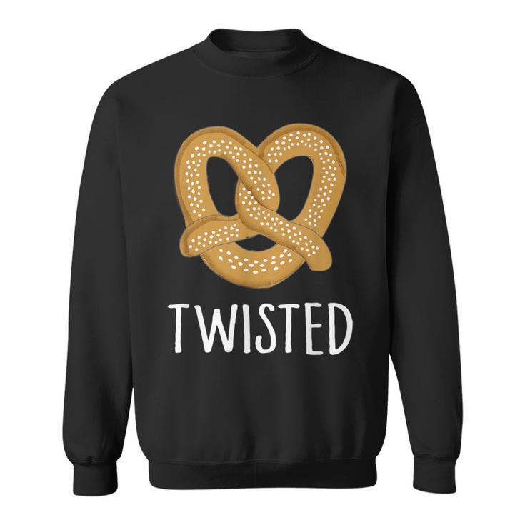 Twisted Pretzel Illustration Graphic Sweatshirt