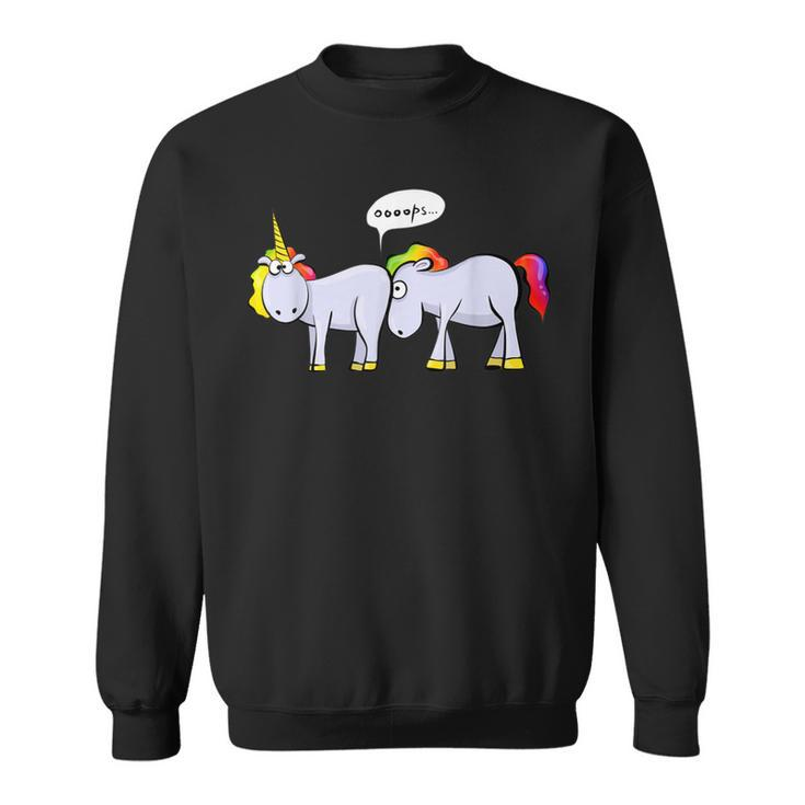 Unicorn Stuck In The Butt Sweatshirt