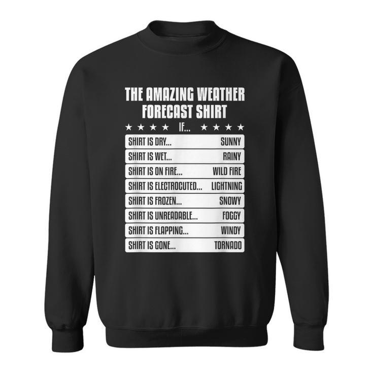 Weather Forecast Idea For A Humor Lover Sweatshirt