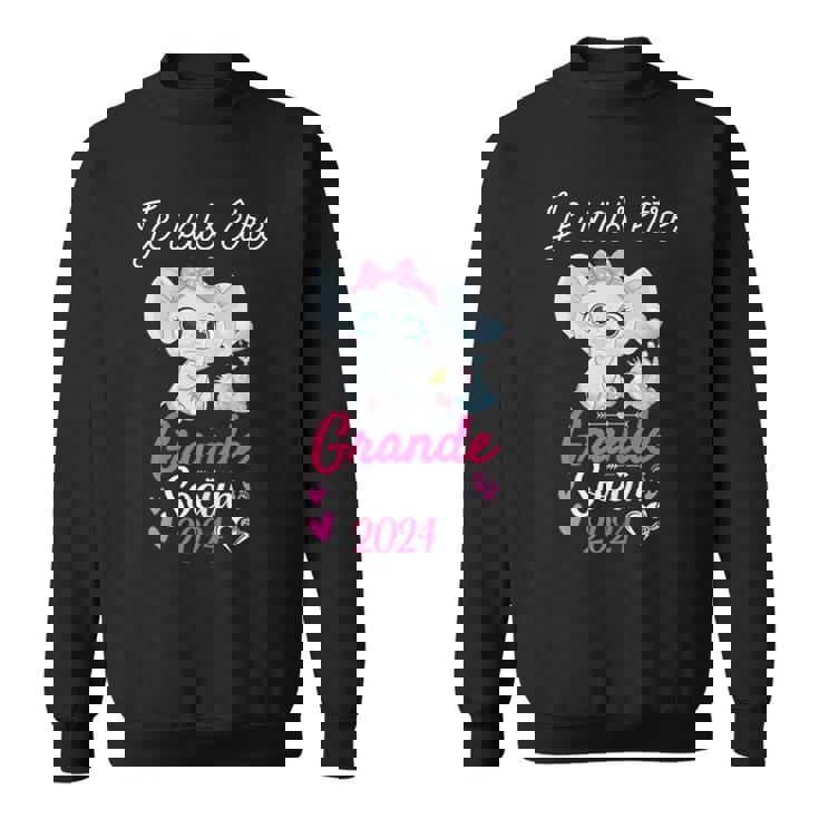 Future Grande Sœur Éléphant Je Vais Être Grande Soeur 2024 Sweater e