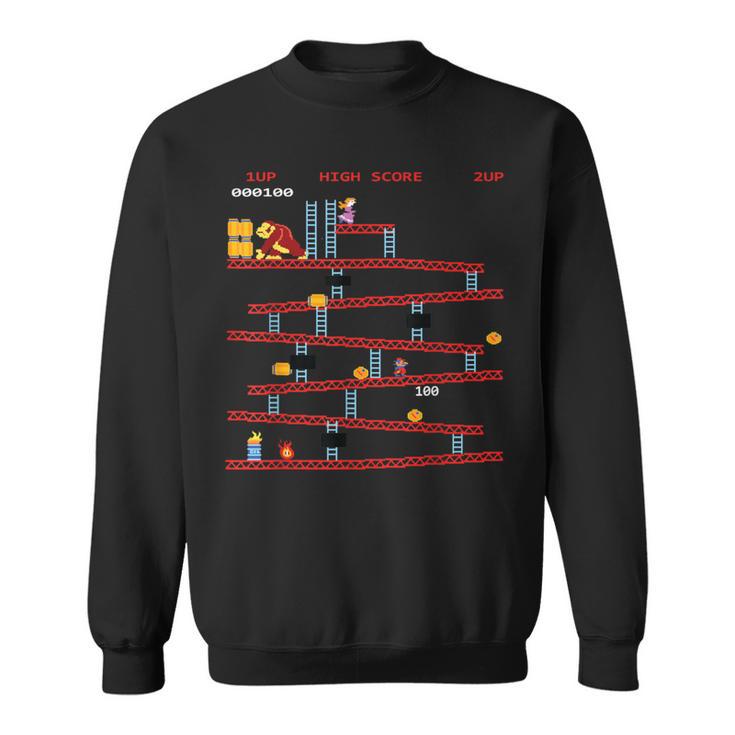 Gaming Arcade Retro Video Game Console Vintage Gamer Sweatshirt