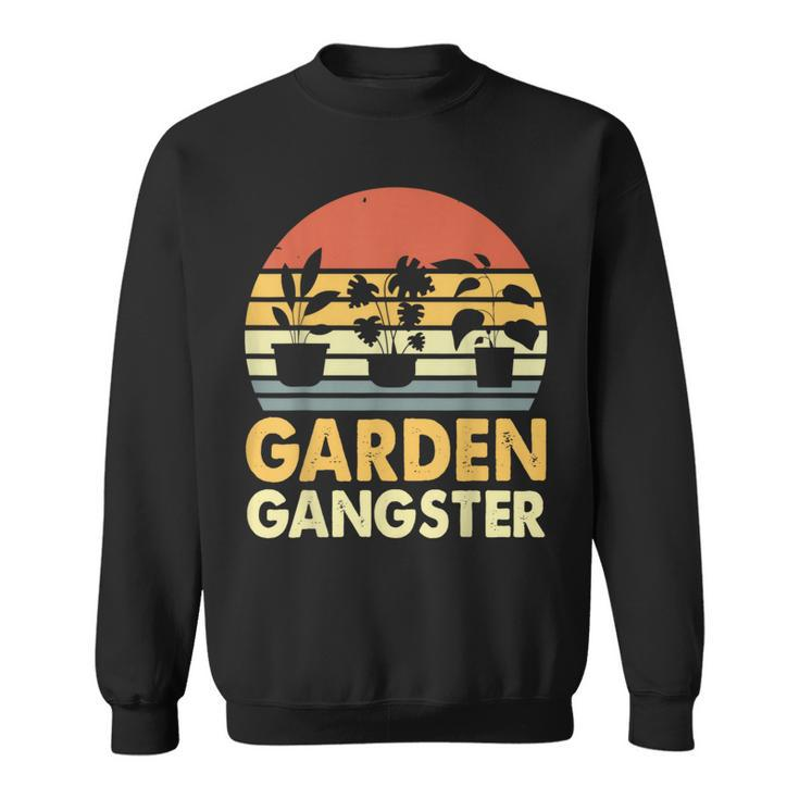 Garden Gangster Retro Vintage Gardening Sweatshirt
