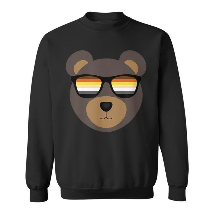 Gay Bear Sunglasses Distressed Sweatshirt
