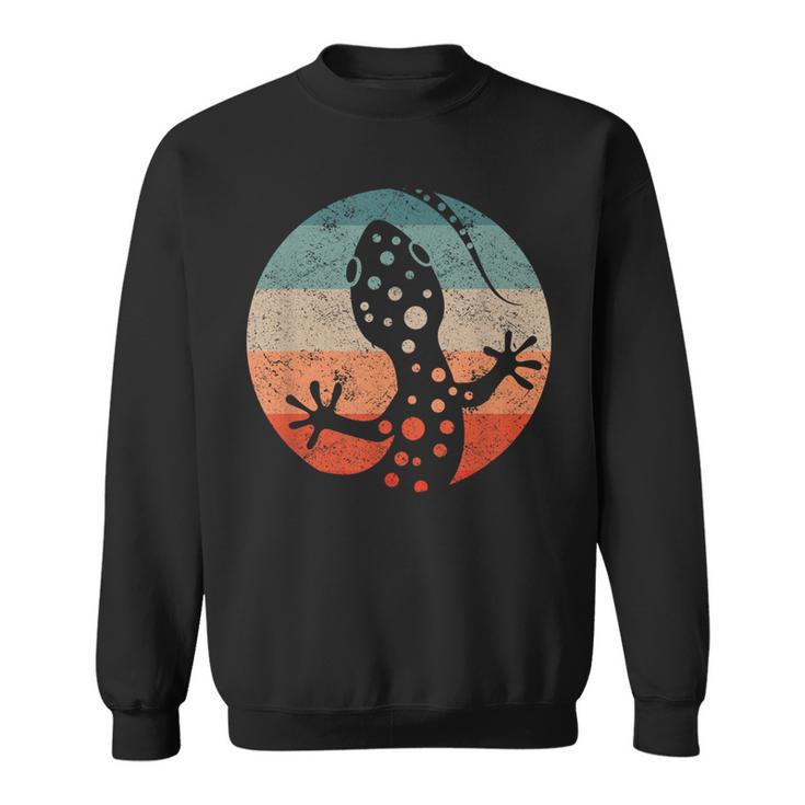 Gecko Retro Herpetologist Reptile Vintage Lizard Sweatshirt