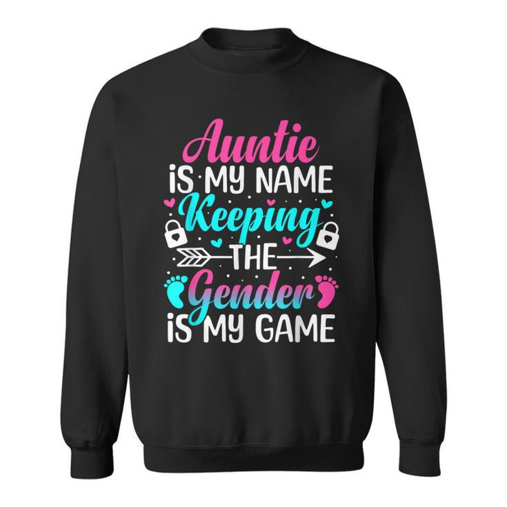 Gender Reveal Auntie For A Keeper Of The Gender Aunt Sweatshirt