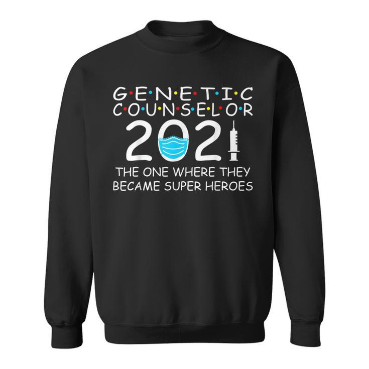 Genetic Counselor 2021 Super Heros Sweatshirt