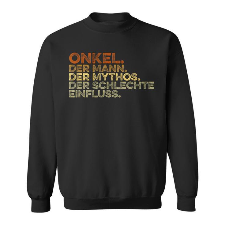 Idea Proud Werdender Bester Uncle Man Myth Sweatshirt