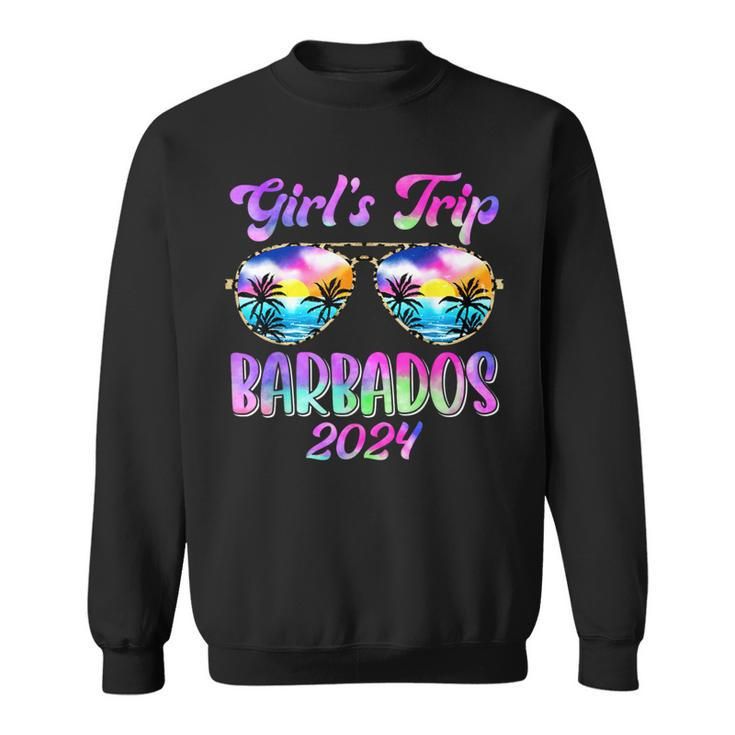 Girl’S Trip Barbados 2024 Summer Beach Weekend Vacation Sweatshirt
