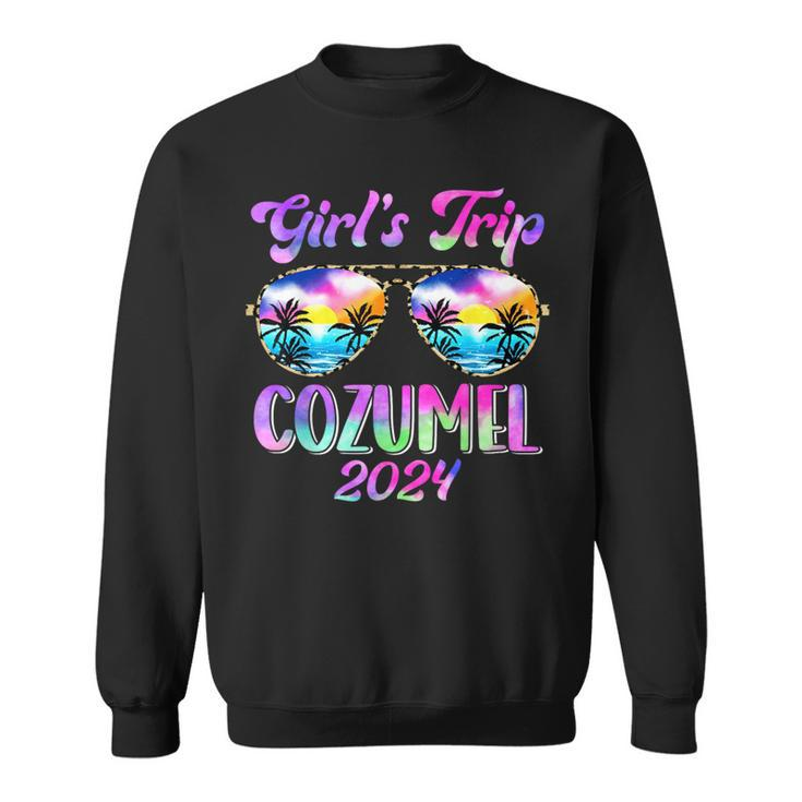 Girl’S Trip Cozumel 2024 Summer Beach Weekend Vacation Women Sweatshirt