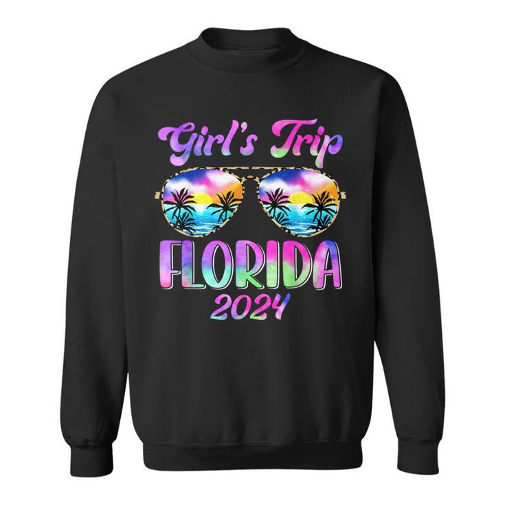 Girl’S Trip Florida 2024 Summer Beach Weekend Vacation Women Sweatshirt