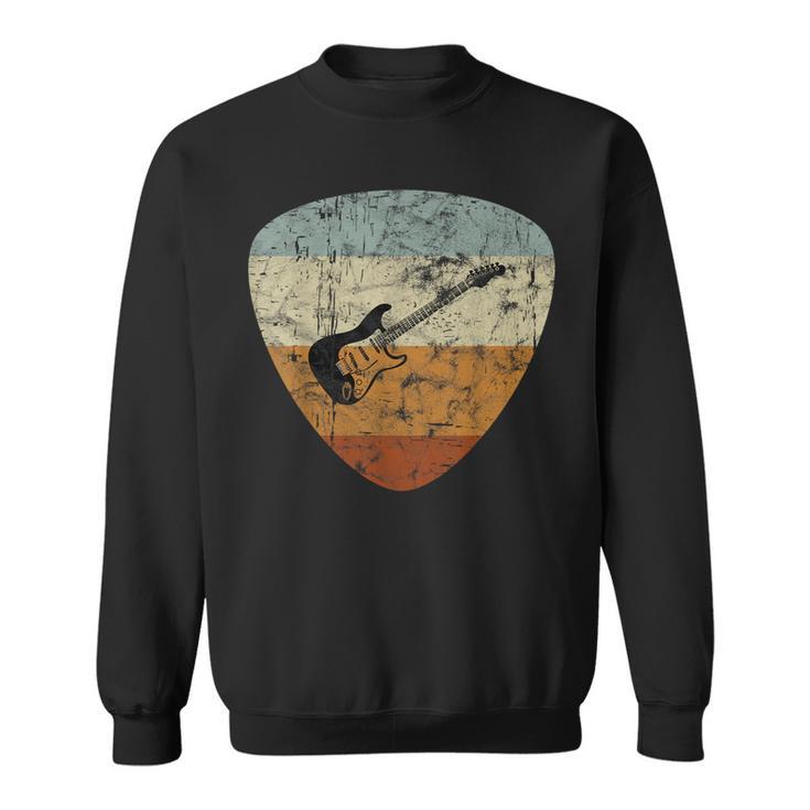 Gitarre Guitarre Plektrum Rockstar Retro Vintage Sweatshirt