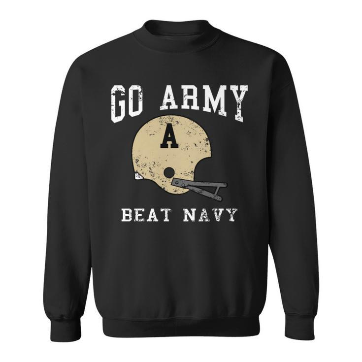 Go Army Beat Navy America's Game Vintage Football Helmet Sweatshirt