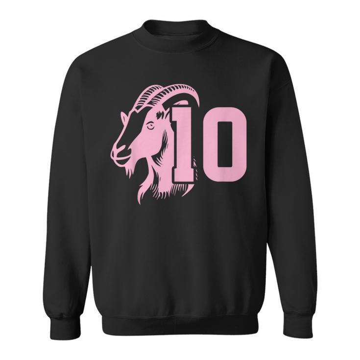 Goat Miami Mvp 10 Greatest Of All Time Sweatshirt