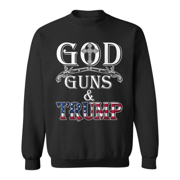 God Guns And Trump 2Nd Amendment T Trump Sweatshirt