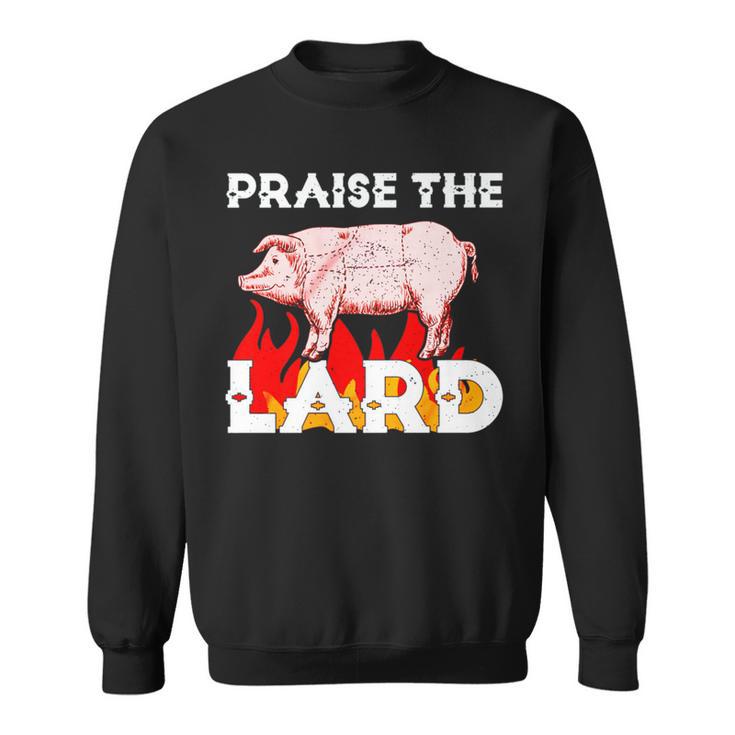 Godly Praise The Lard Bbq Holy Pig Sweatshirt