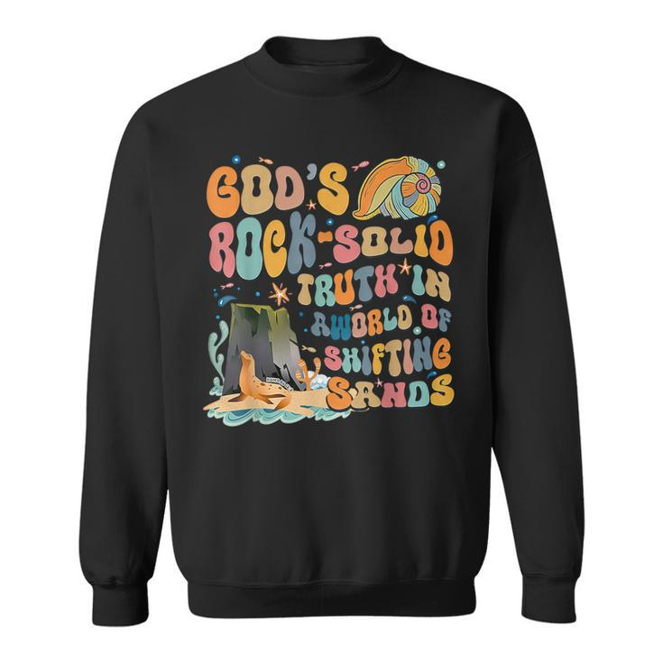 God's Rock Solid Breaker Rock Beach Vbs 2024 Christian Sweatshirt