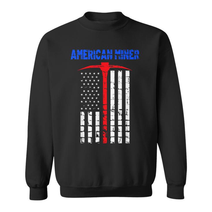 Gold Miner Proud American Miner Coal Gold Lovers Sweatshirt