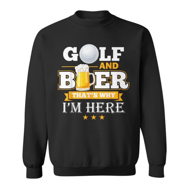 Golf Und Bier Sweatshirt